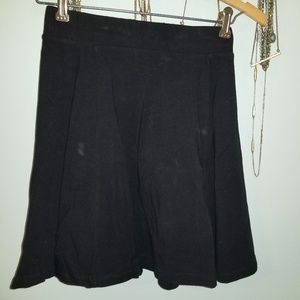 Black cotton skirt